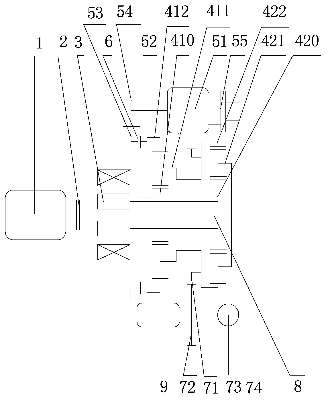 Energy storing and driving device allowed to be applied to hybrid electric vehicle