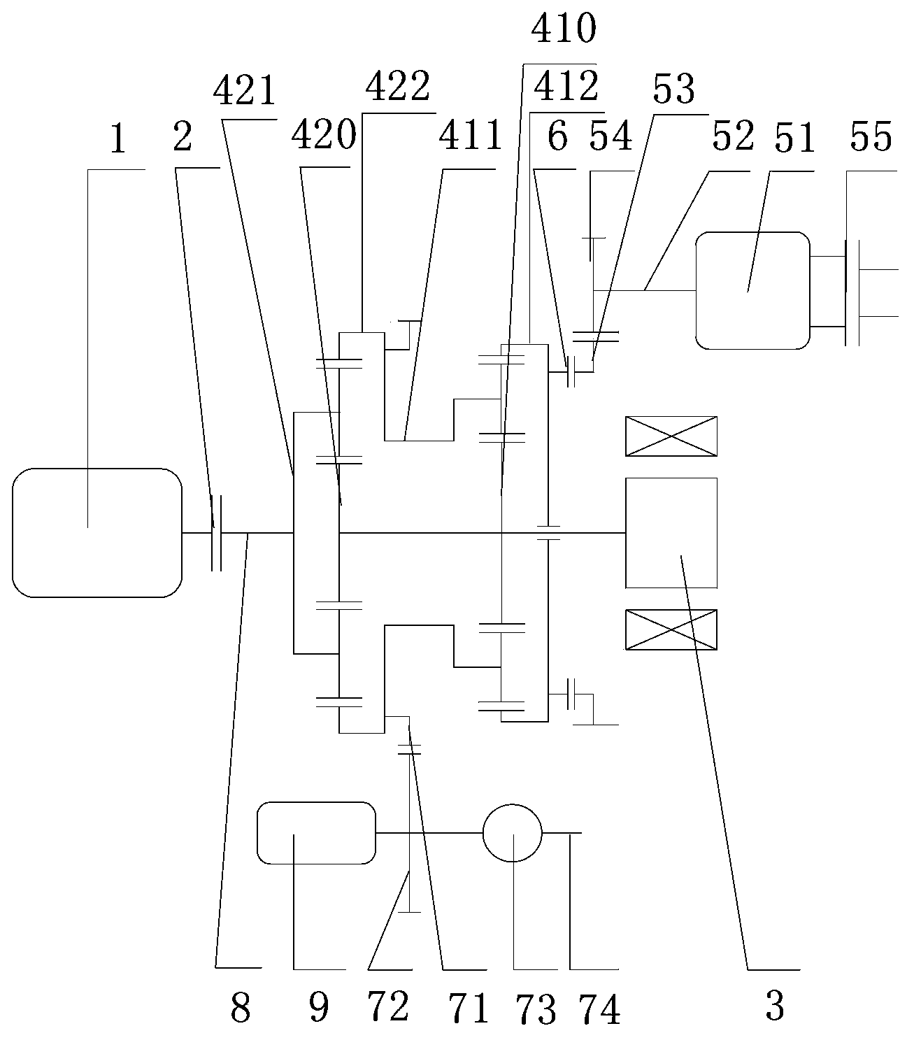 Energy storing and driving device allowed to be applied to hybrid electric vehicle