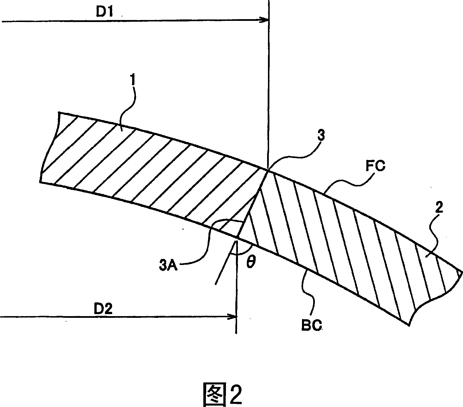 Composite contact lens and production method for lens material