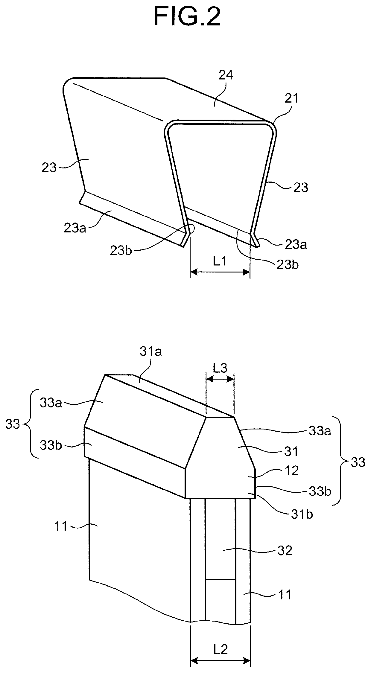 Connector device with guide surface