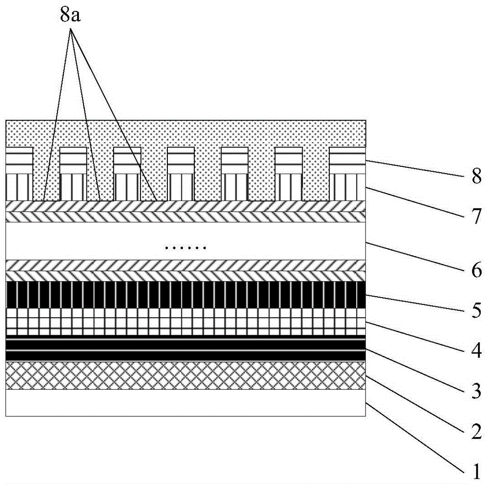 Light emitting diode chip with inverted structure and fabrication method of light emitting diode chip