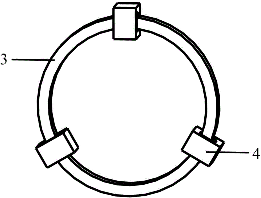 Spacecraft fluid ring reaction performing mechanism