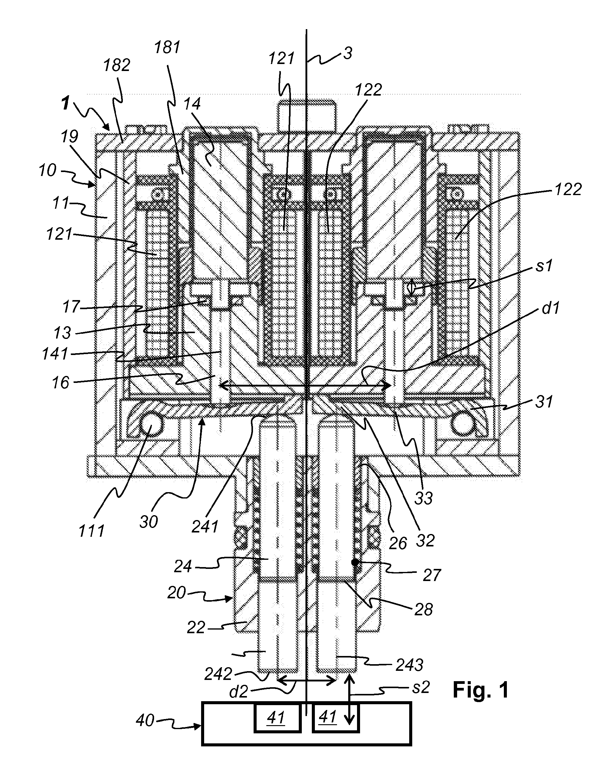 Actuator with transmission element