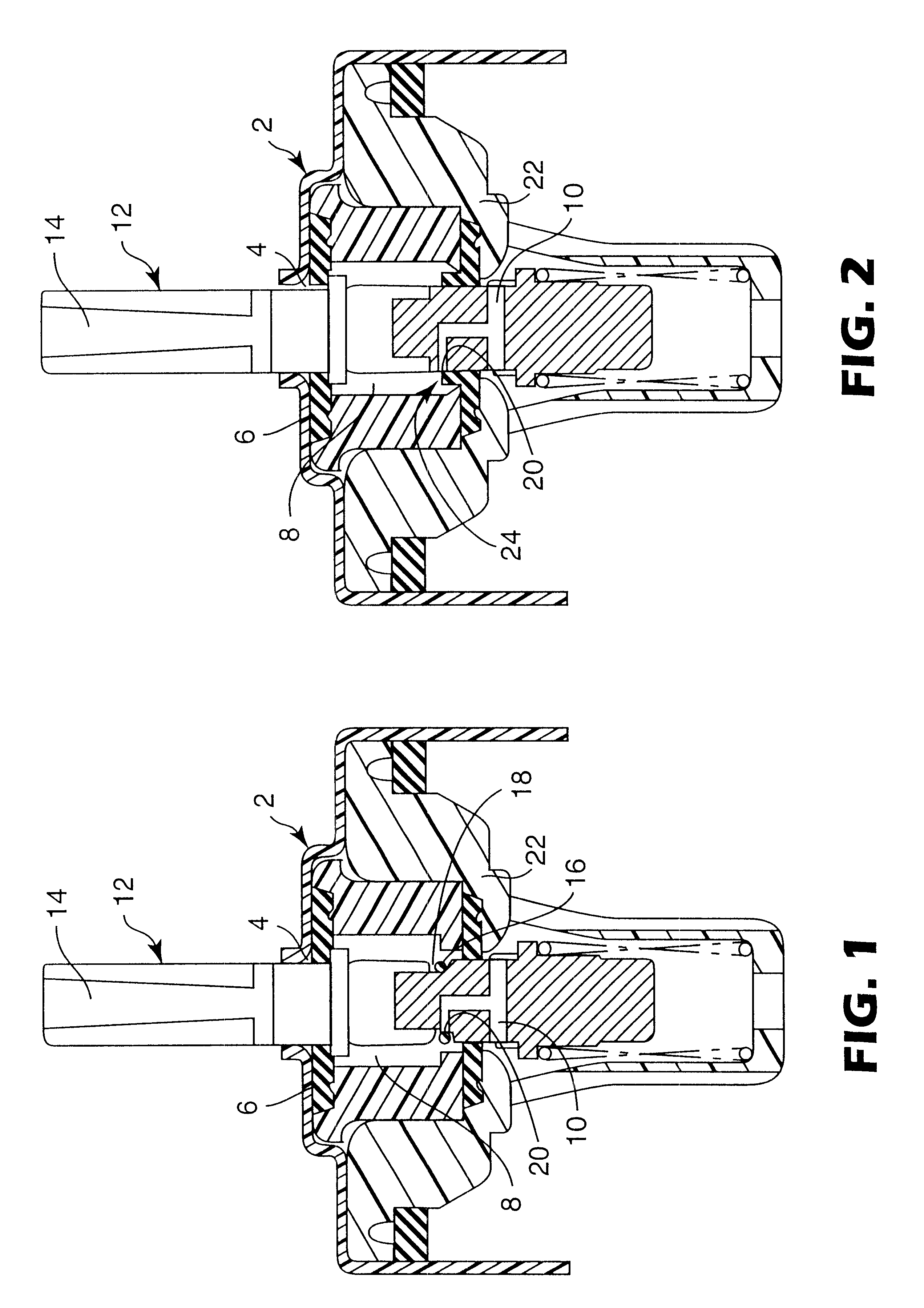 Metered dose dispensing aerosol valve