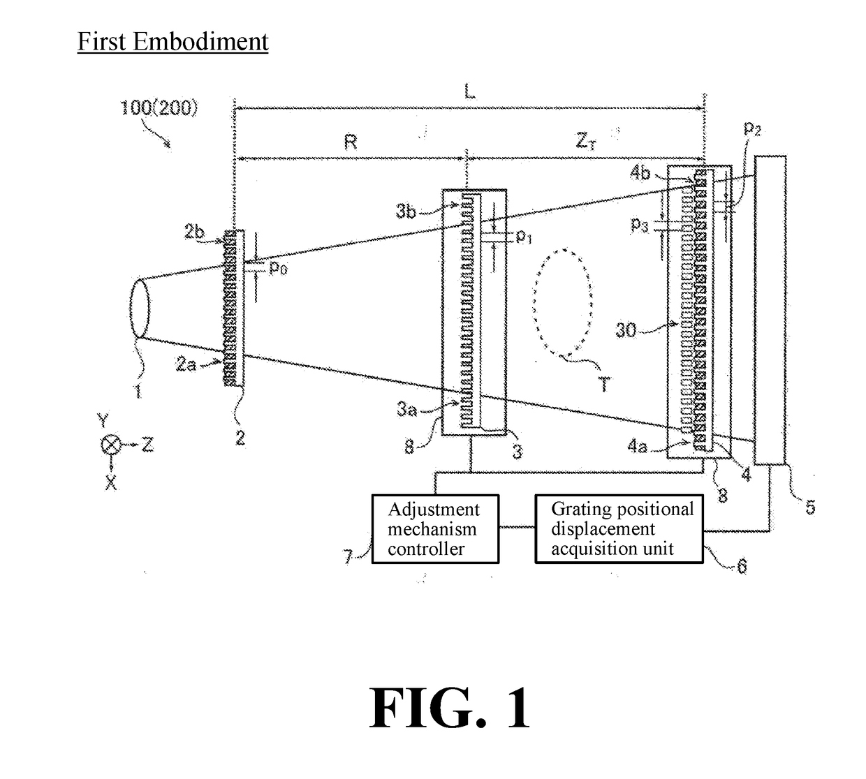 X-ray phase contrast imaging system