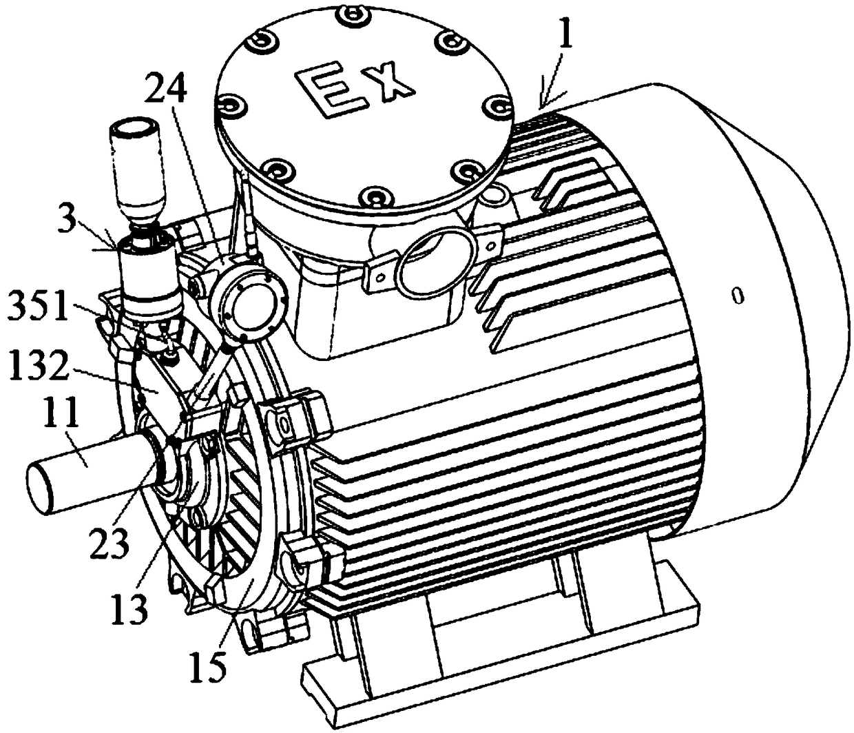 Intelligent motor capable of realizing self monitoring and self maintenance