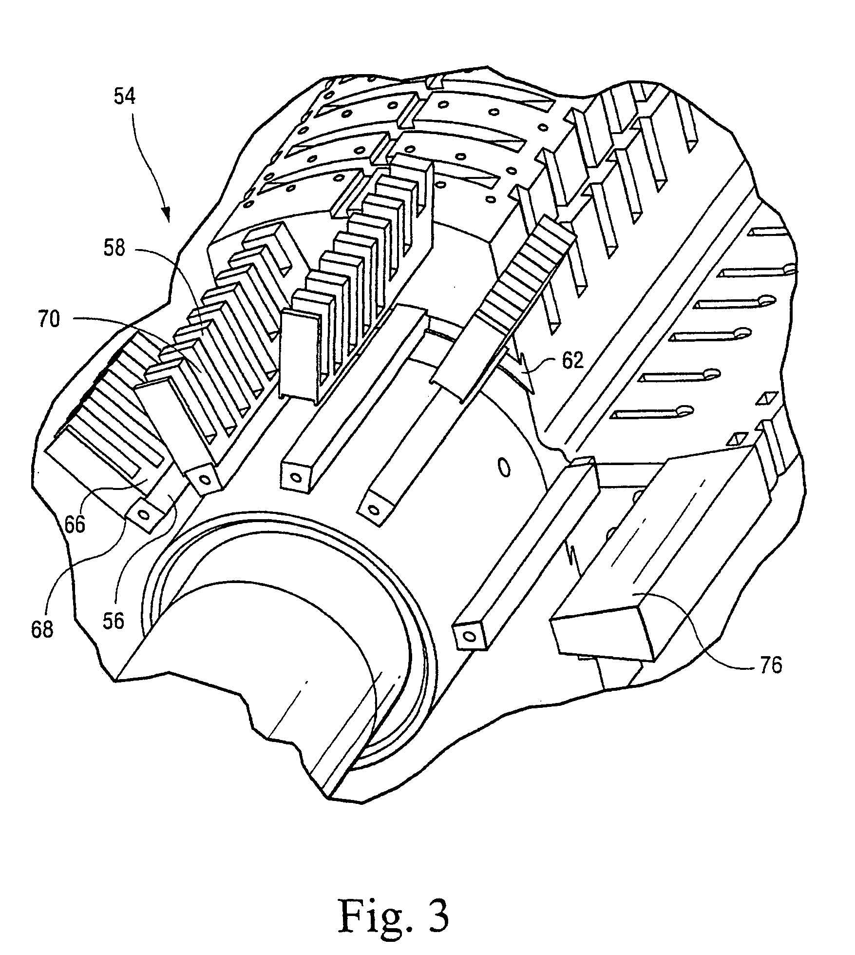 End winding restraint in an electrical machine