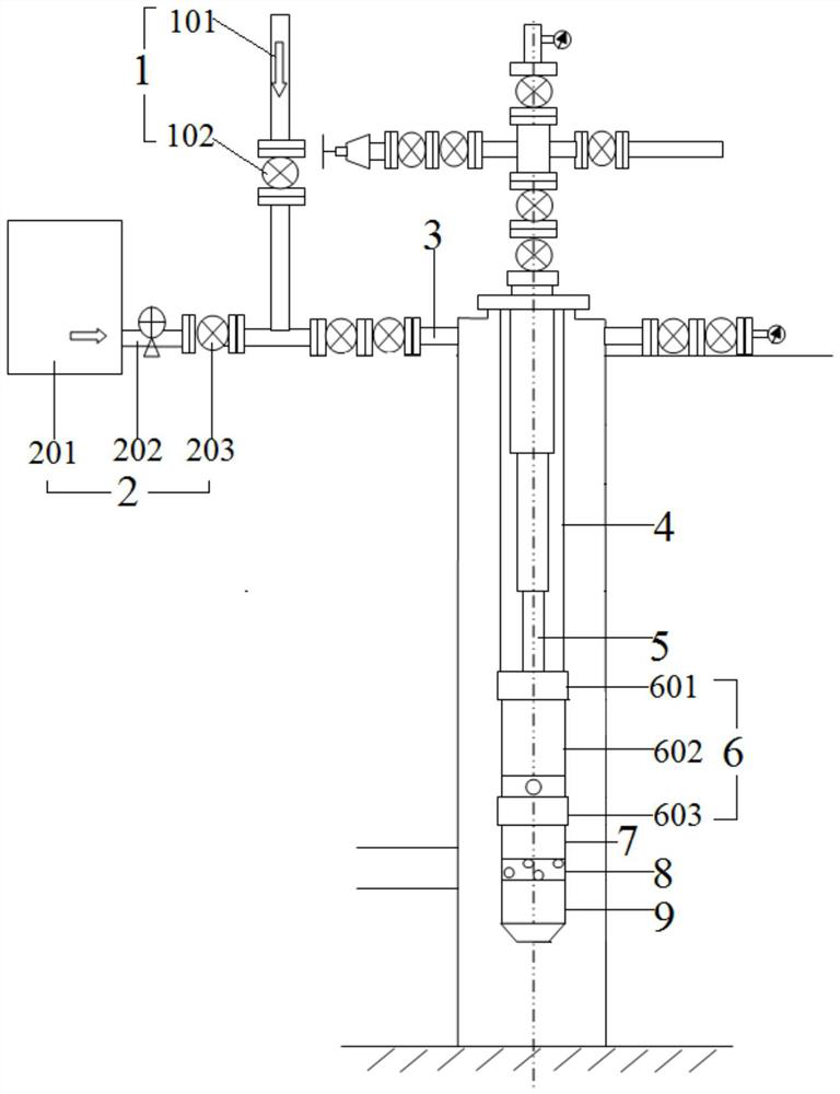 Oil extraction method for salt-containing oil well