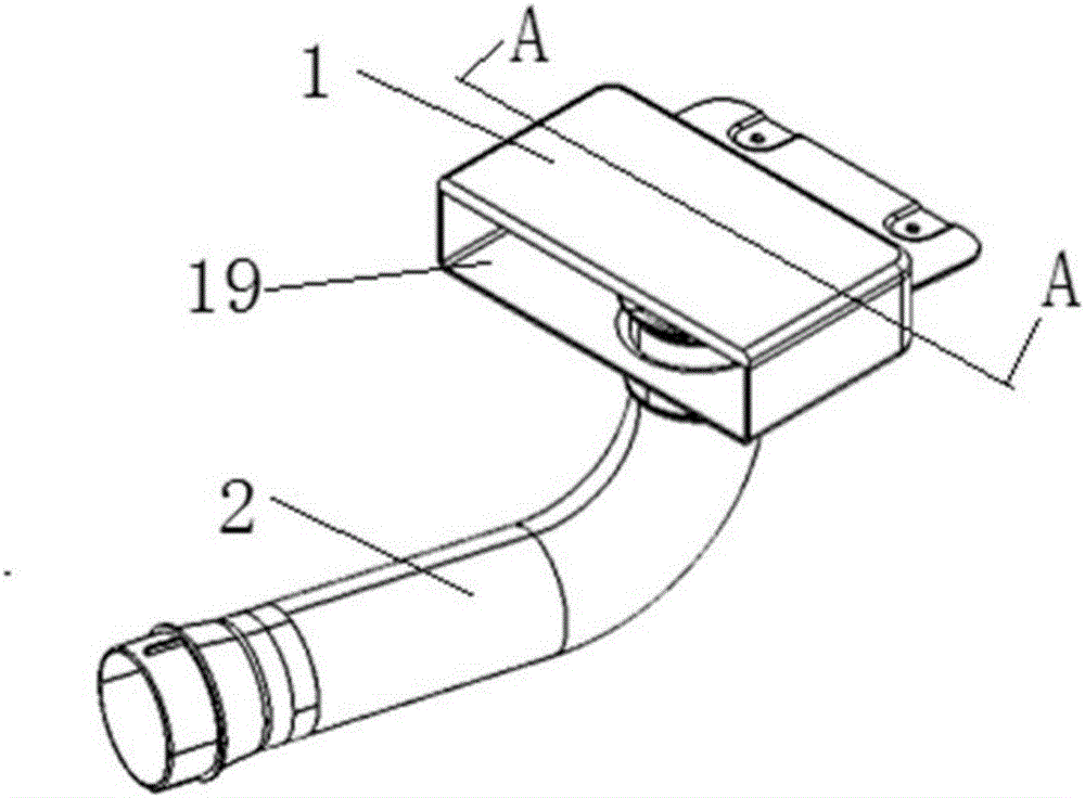 Supercharged engine air inlet channel