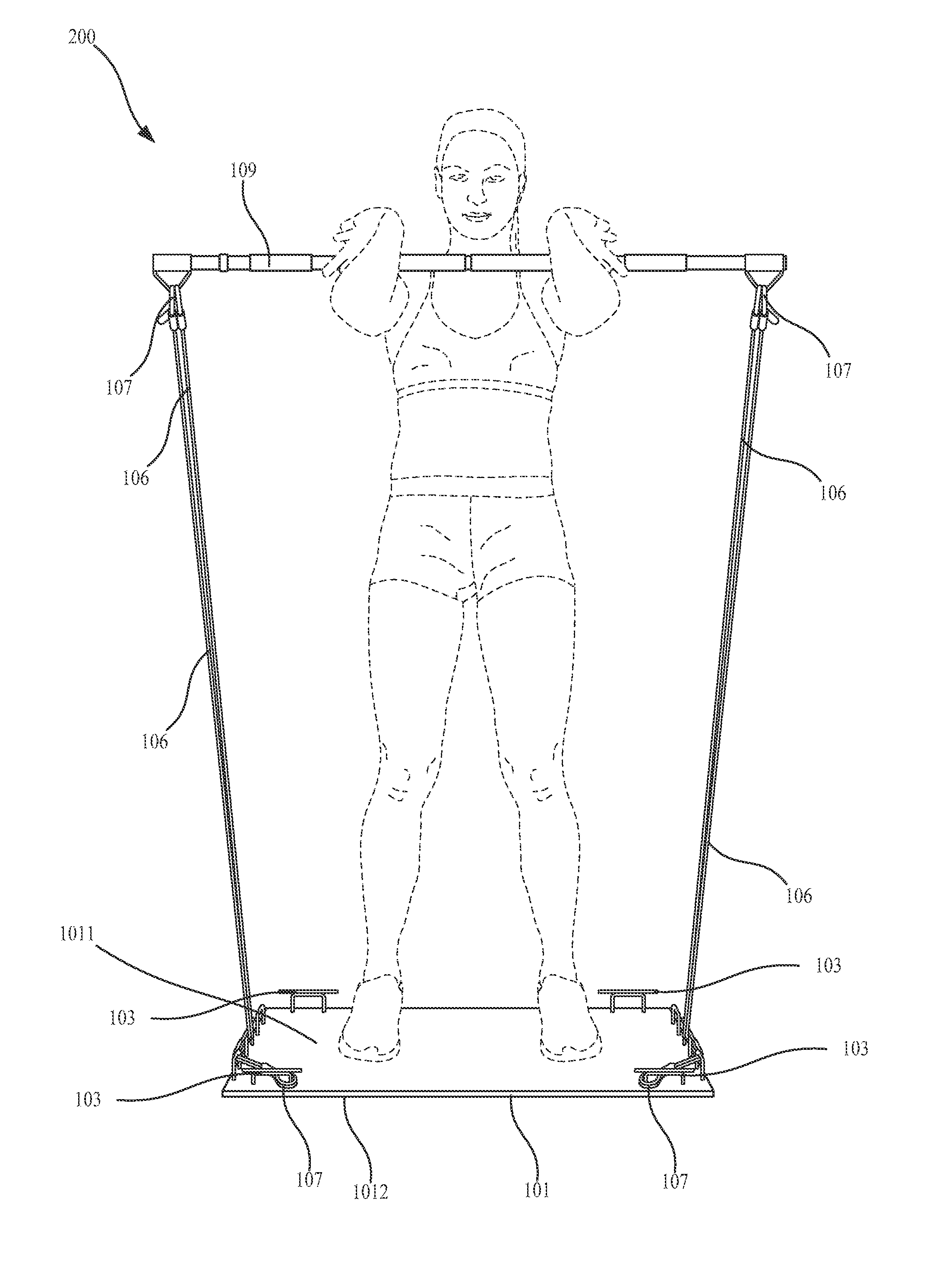 Portable Resistance Workout Apparatuses and Systems