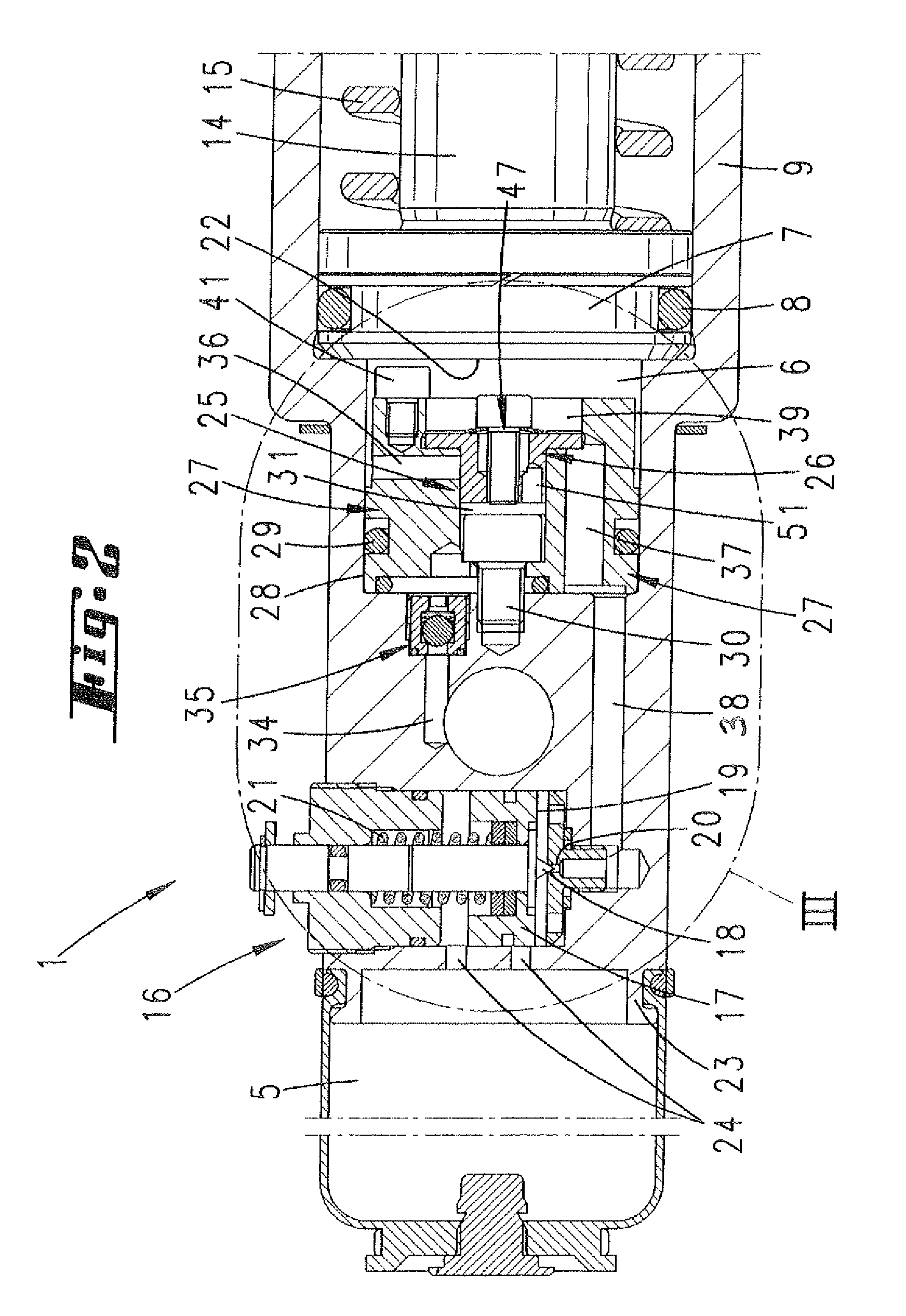 Method of operating a hydraulic pressing unit, and hydraulic pressing unit having a hydraulic pump