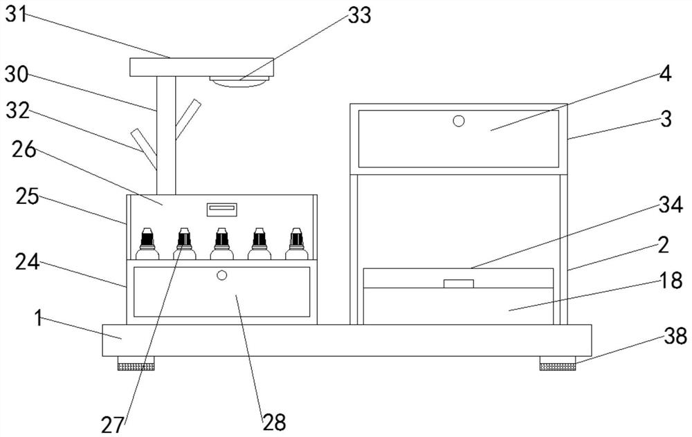 Ophthalmologic operation nursing equipment