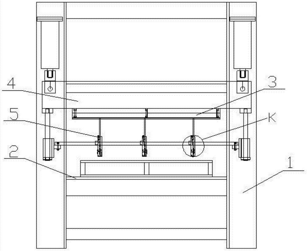 Wooden tray nailing equipment