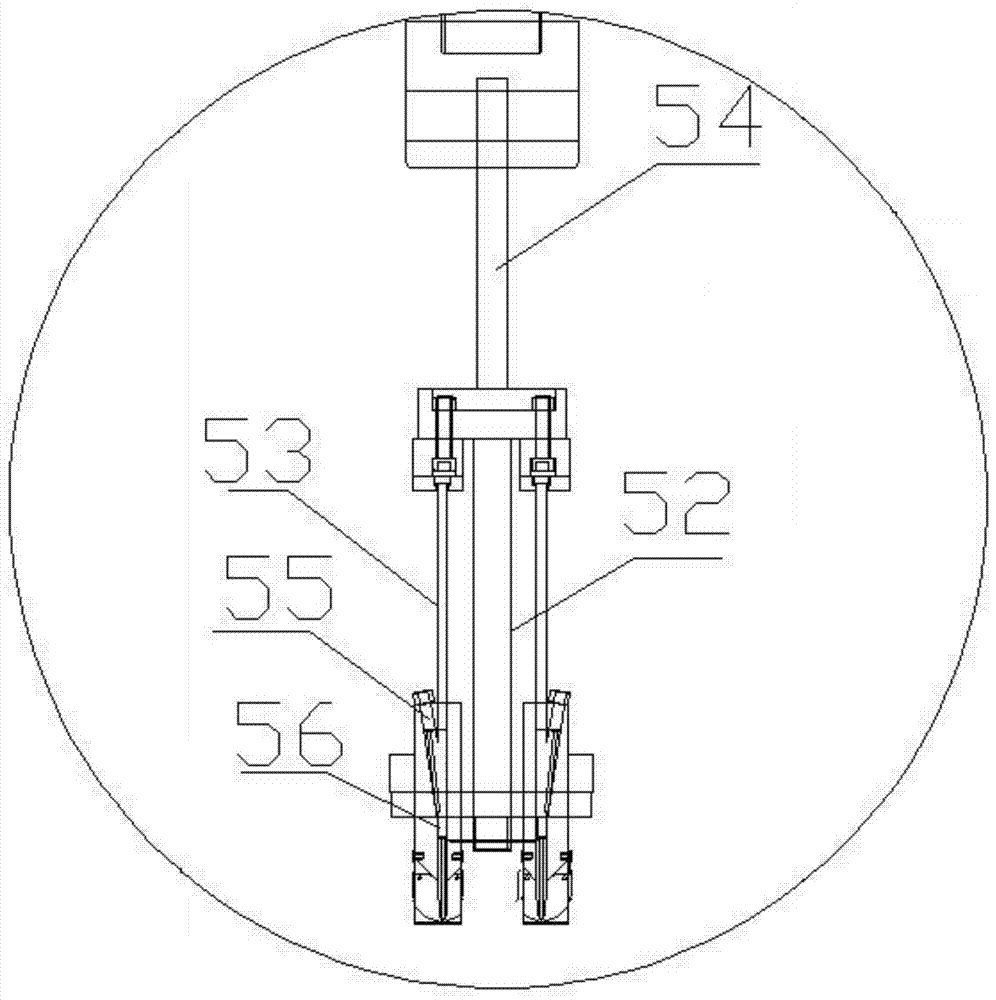 Wooden tray nailing equipment