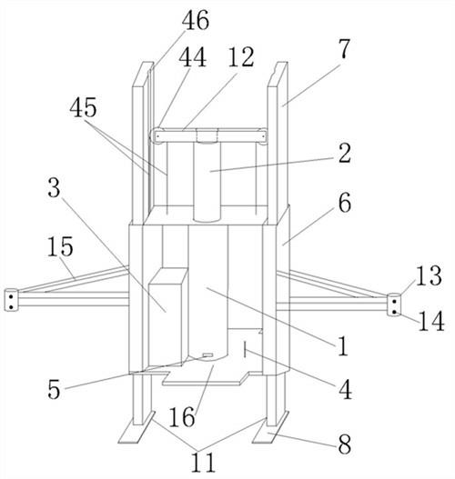 Integrally-moving device for railway turnout junctions