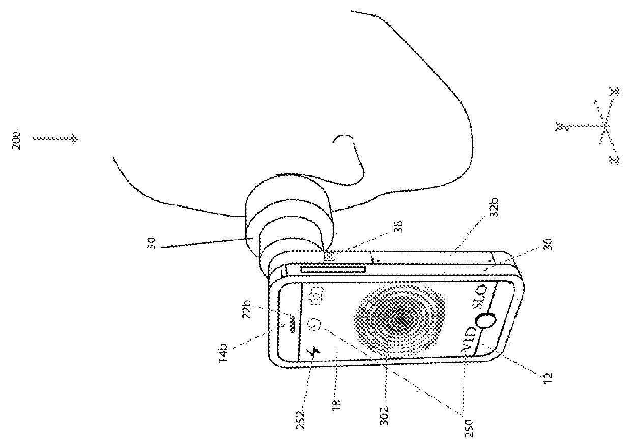 System and method for ophthalmological imaging adapted to a mobile processing device