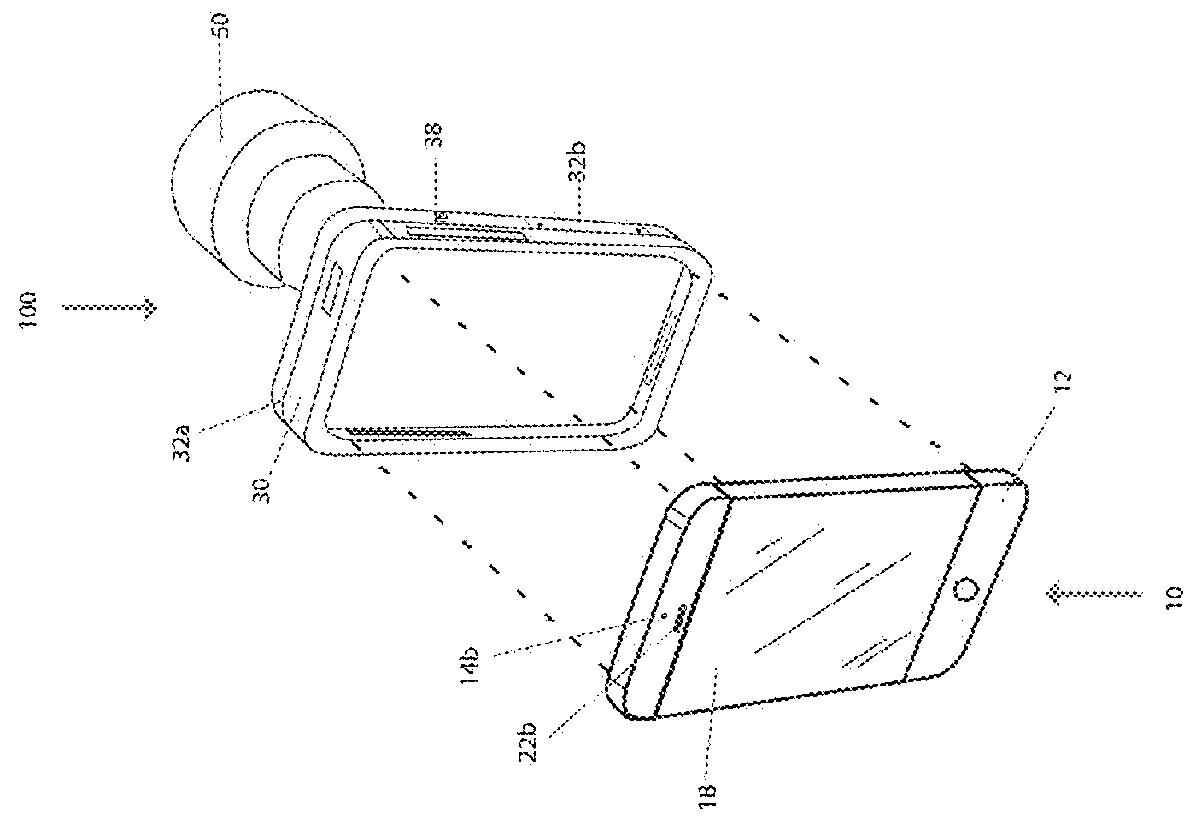 System and method for ophthalmological imaging adapted to a mobile processing device