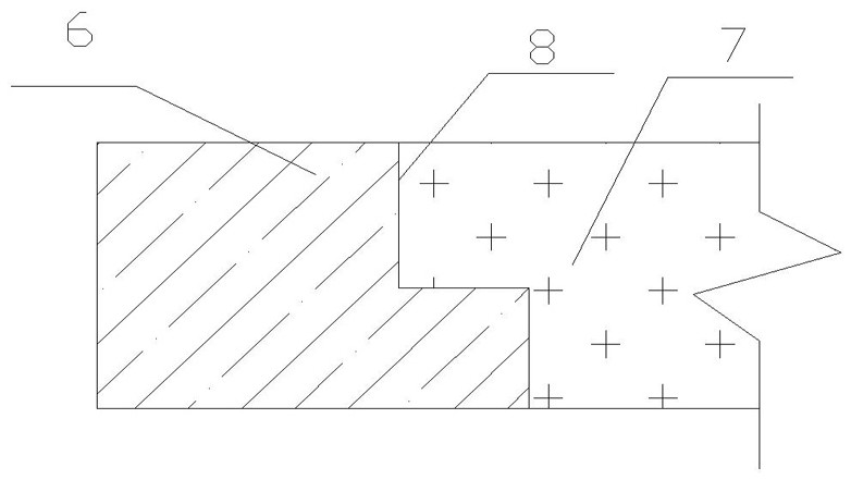 Emulsified asphalt cold recycling pavement structure and rapid curing method of the pavement