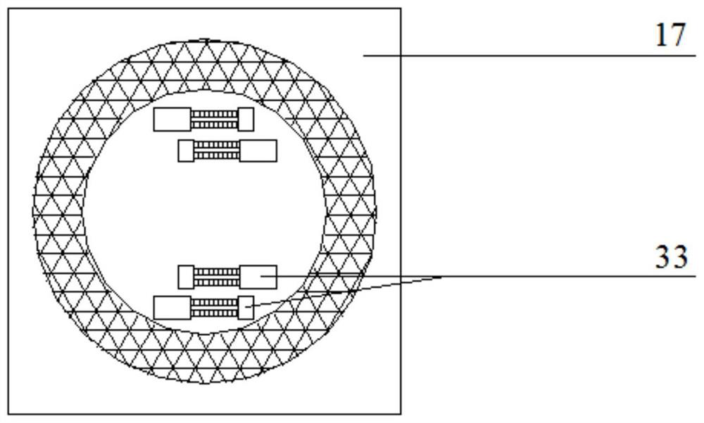 A mechanized rapid arching device and method based on a construction bench