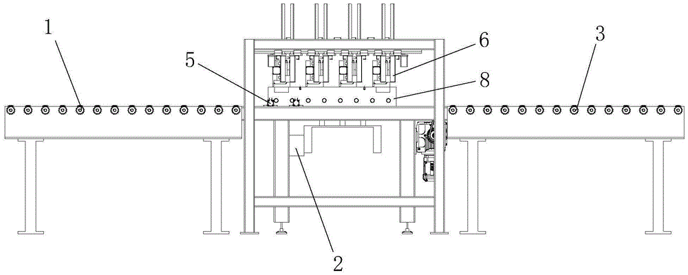 Glass wool filling device