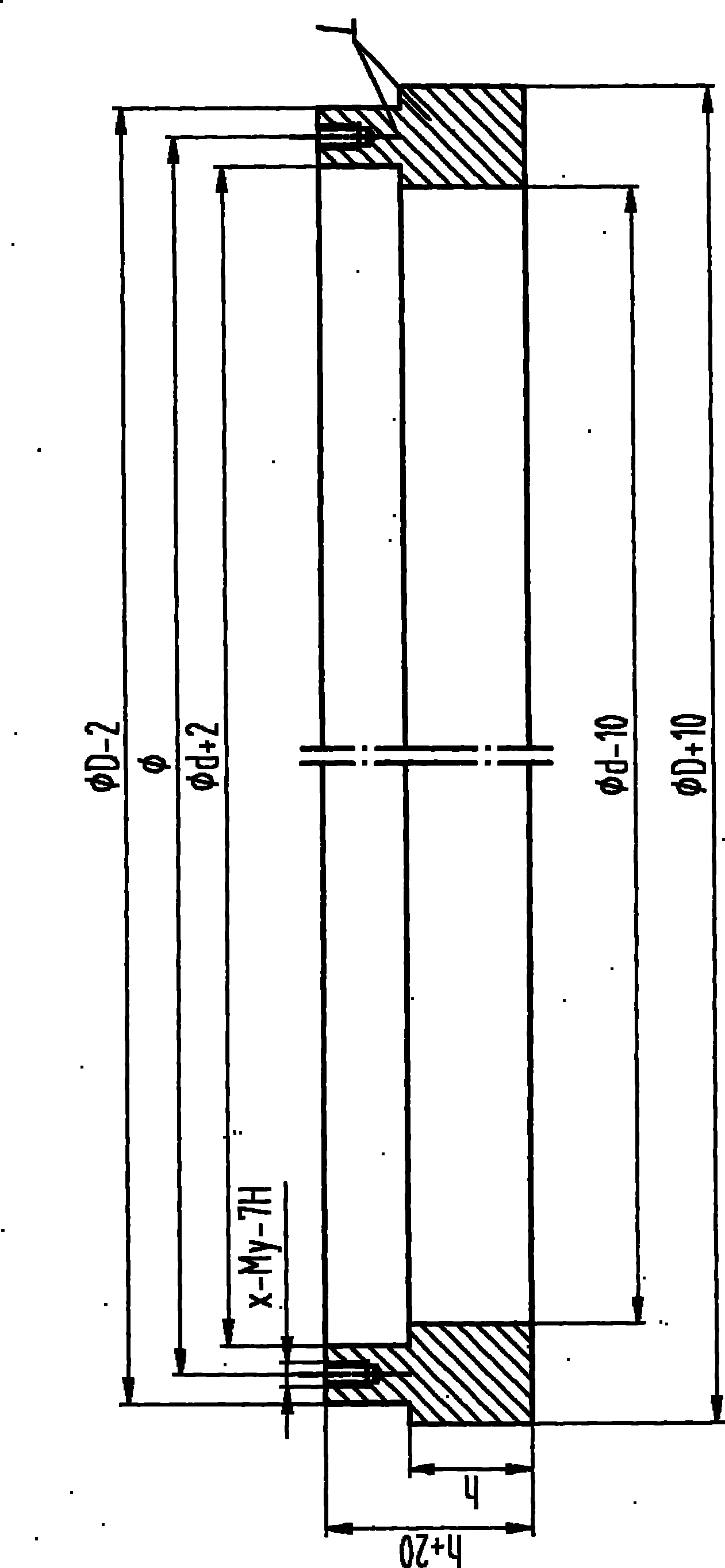 Processing method of ultra-thin annular pieces