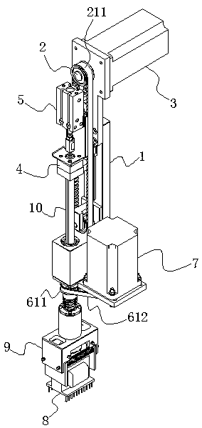 A large-scale electronic component attachment plug and its insertion method