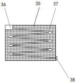 Rapid collection, combustion and utilization device for offshore oil