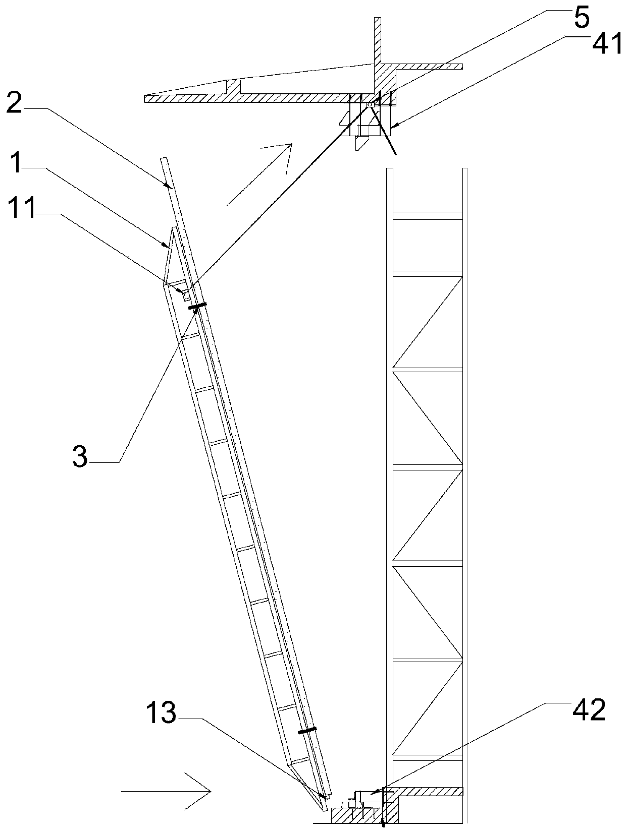 Oversized plate rib-free full-glass curtain wall mounting construction method