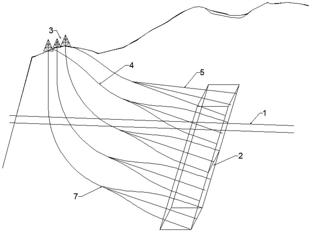 Road tunnel crossing inclined coal seam goaf ground pre-treatment method