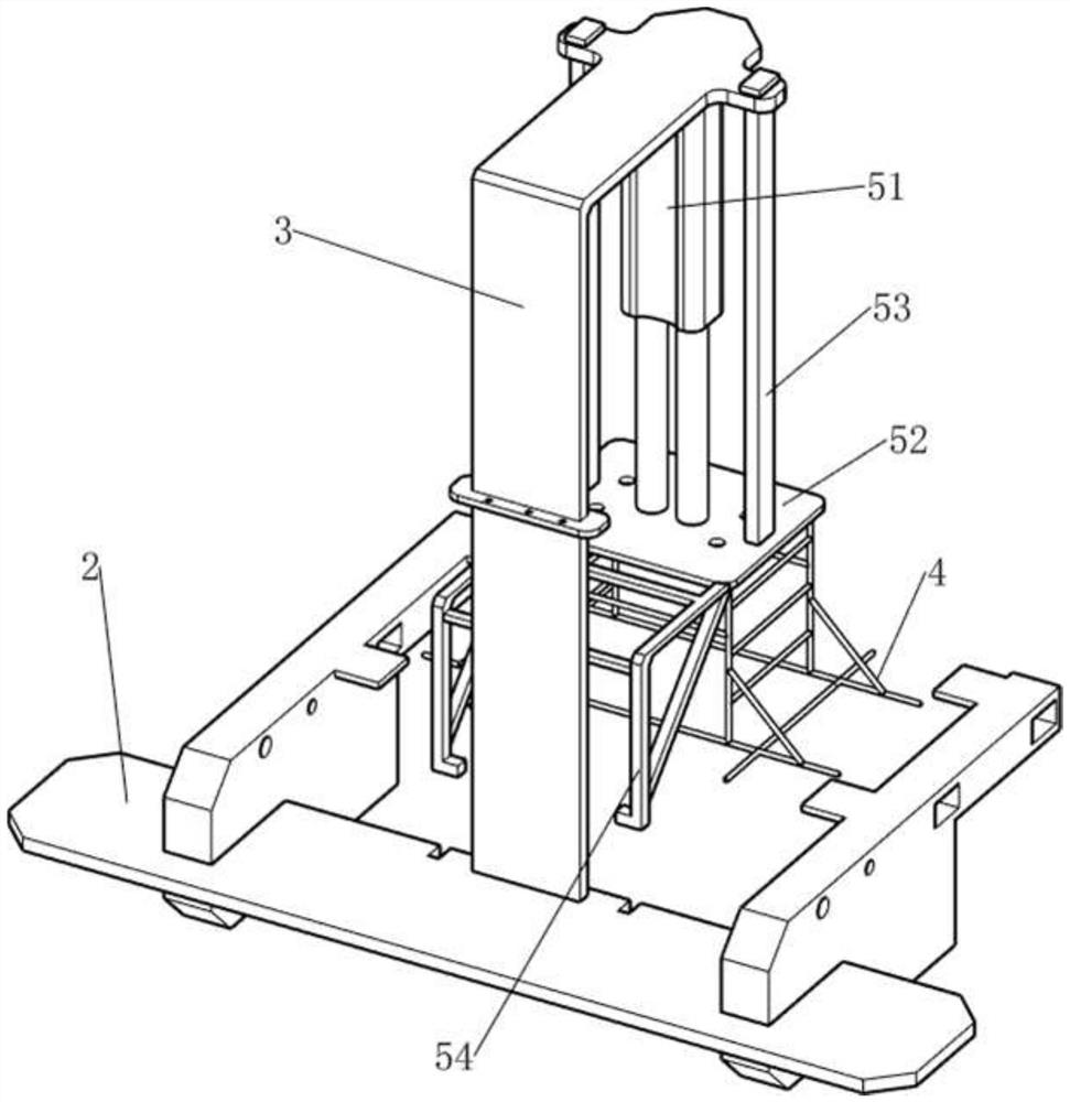 Cardboard creasing machine for navel orange packaging