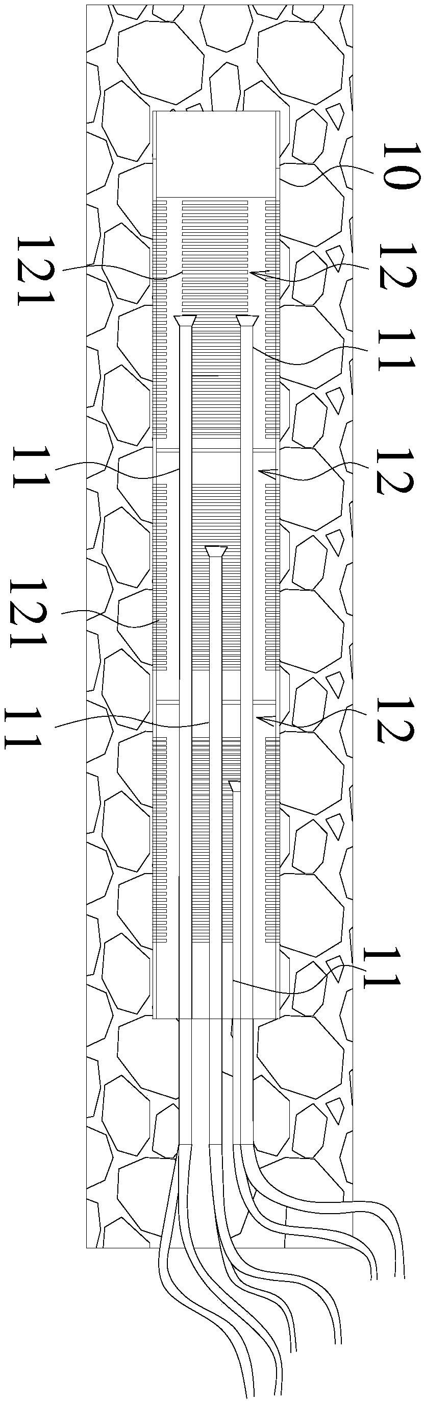 System and method for in-situ repairing of soil by using horizontal well