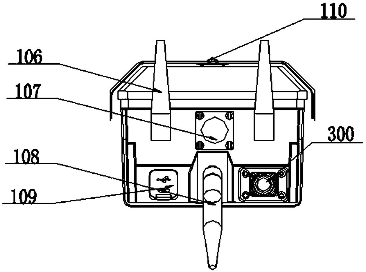 Intelligent integrated non-contact online monitoring device for cable layer