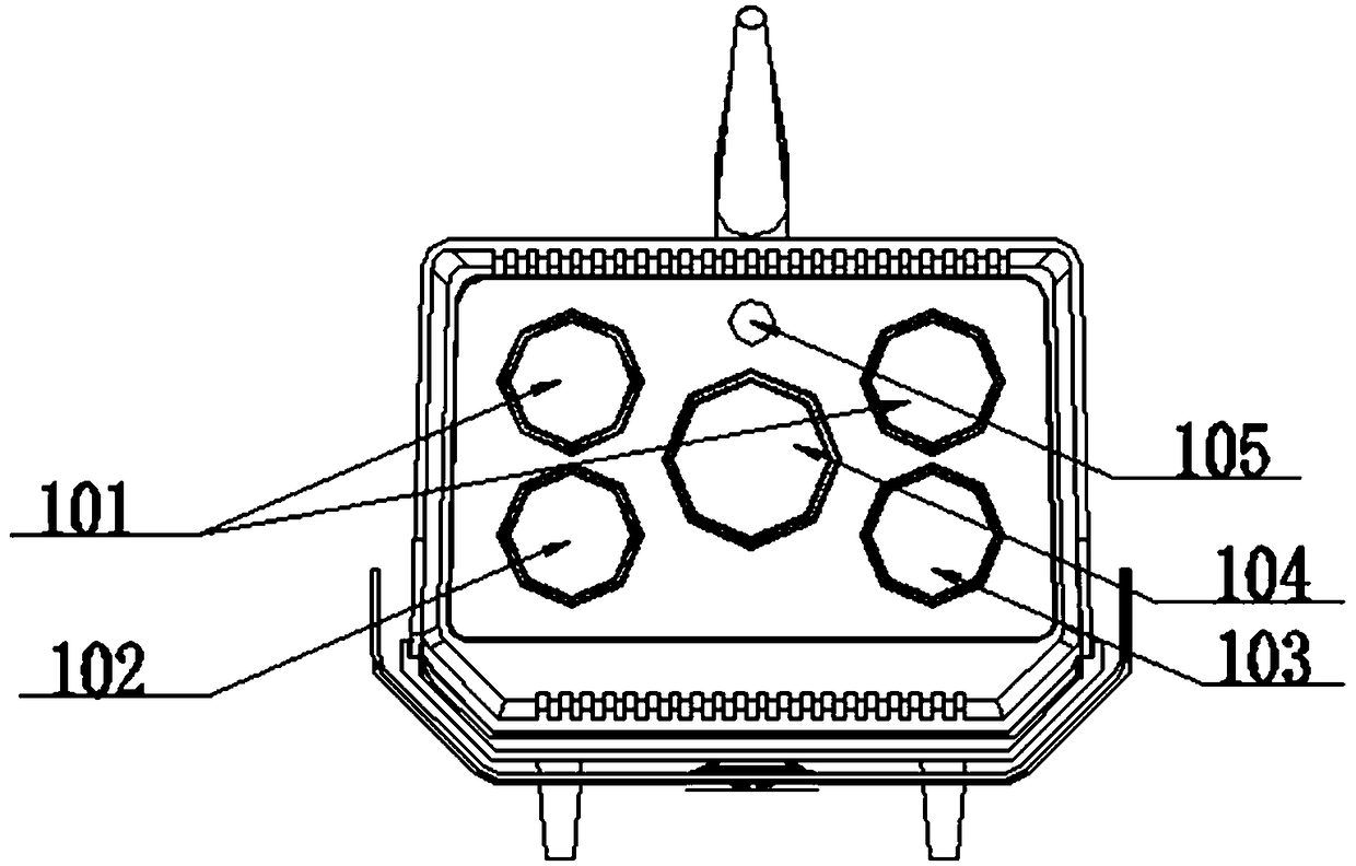 Intelligent integrated non-contact online monitoring device for cable layer