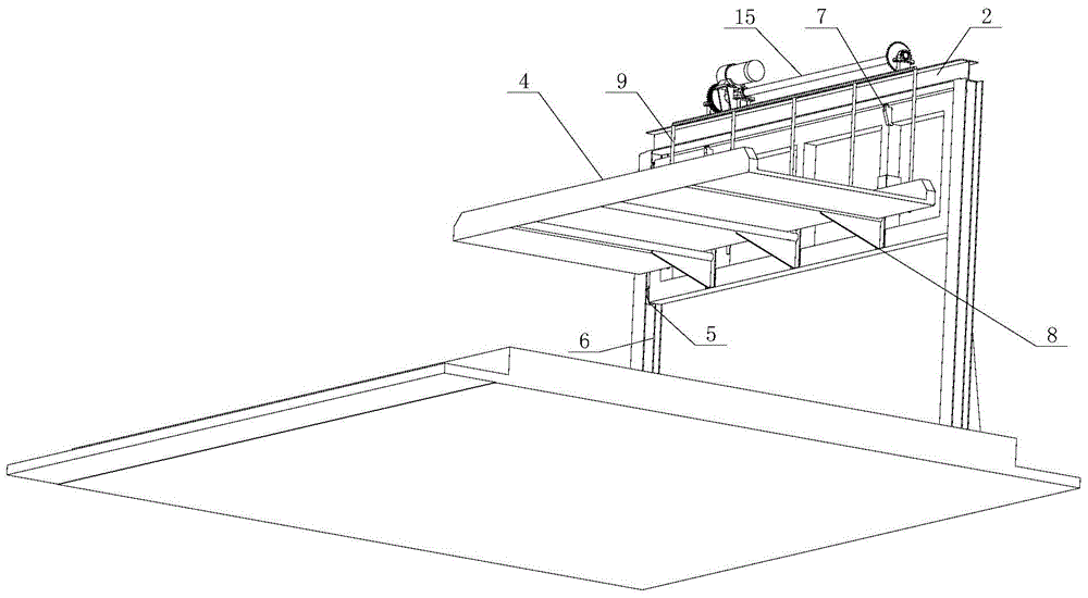 A mechanical three-dimensional garage for parking on the side of the road and its access method