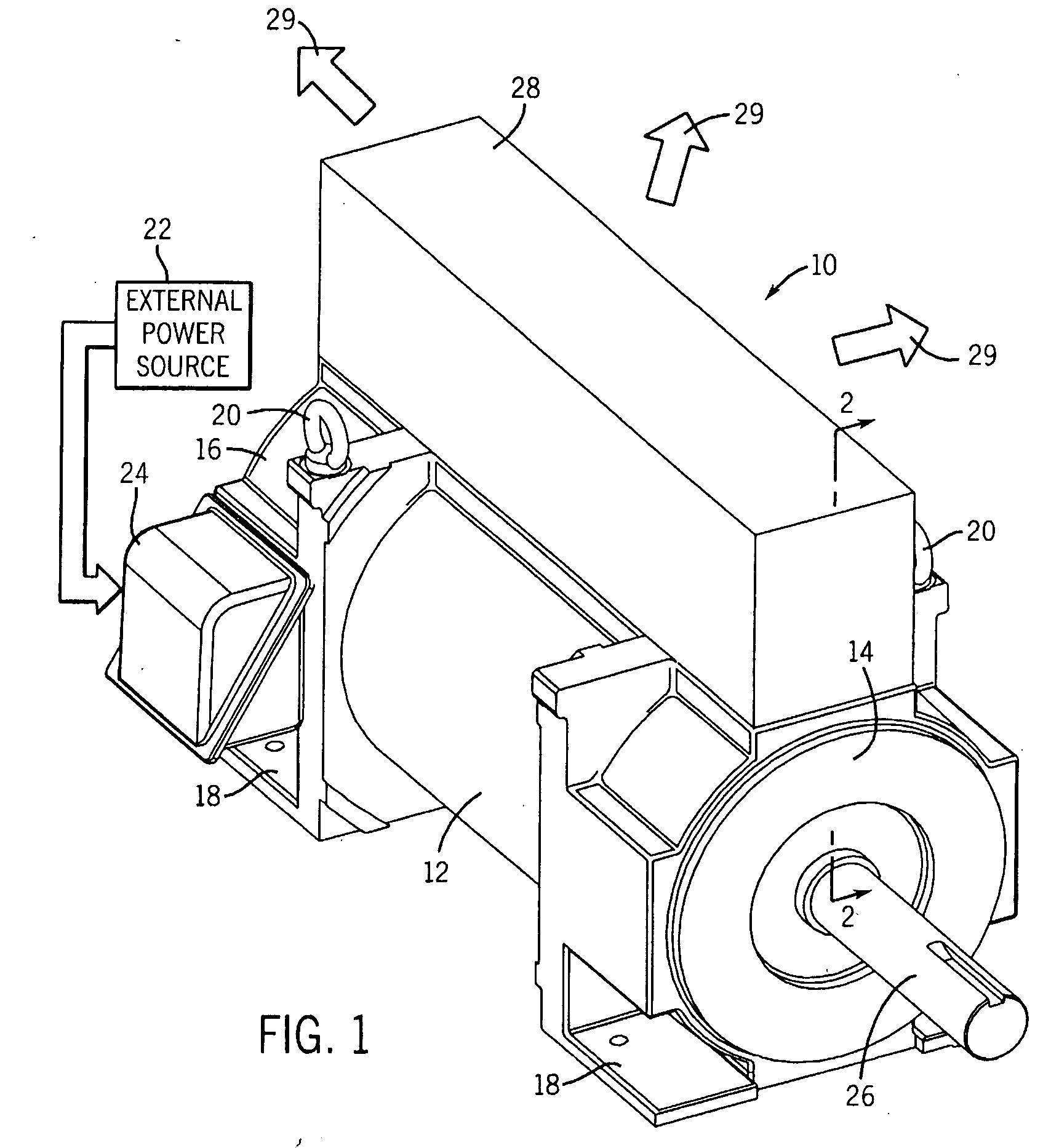 Lamination stack cooling path