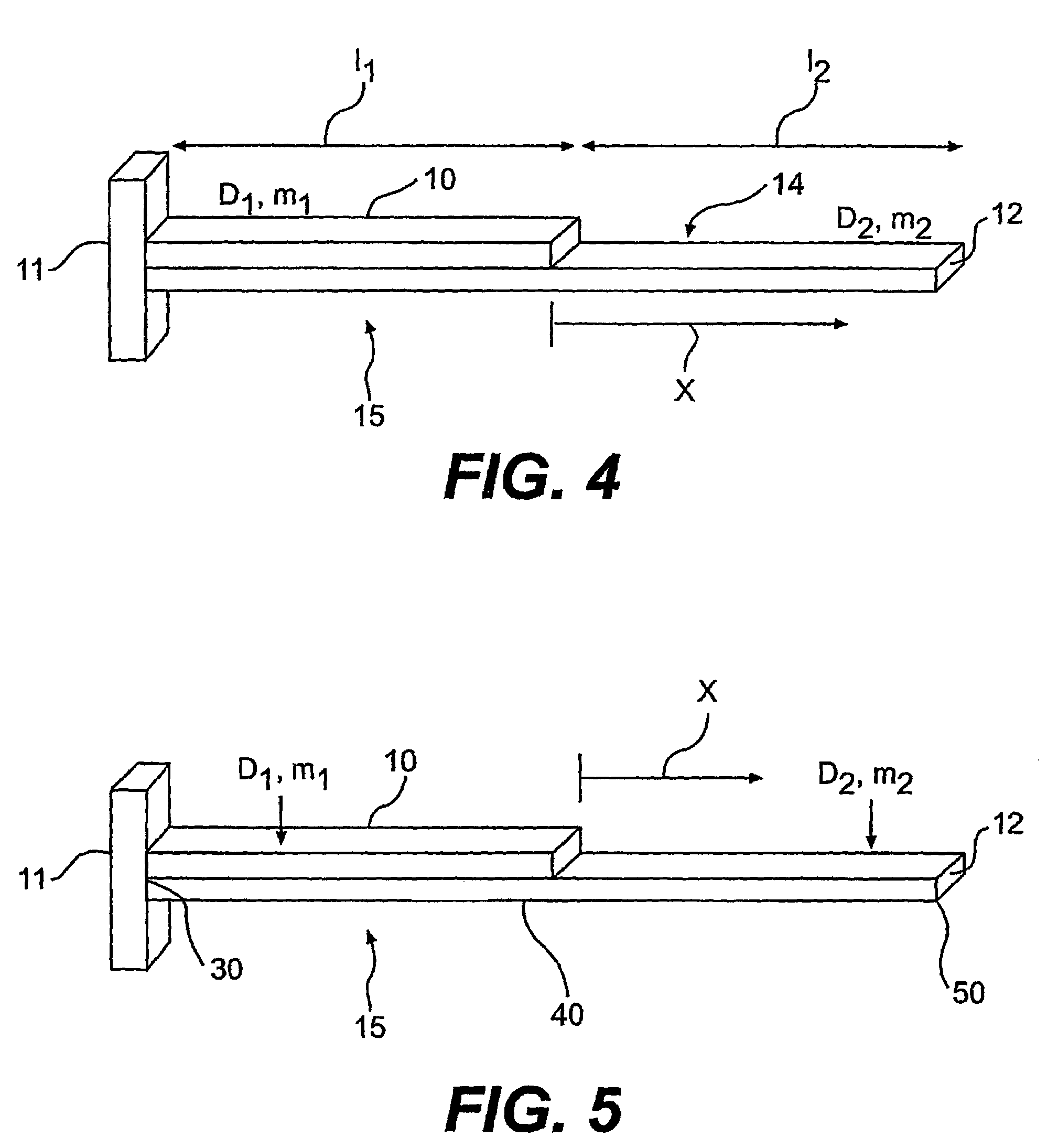 Piezoelectric cantilever sensors