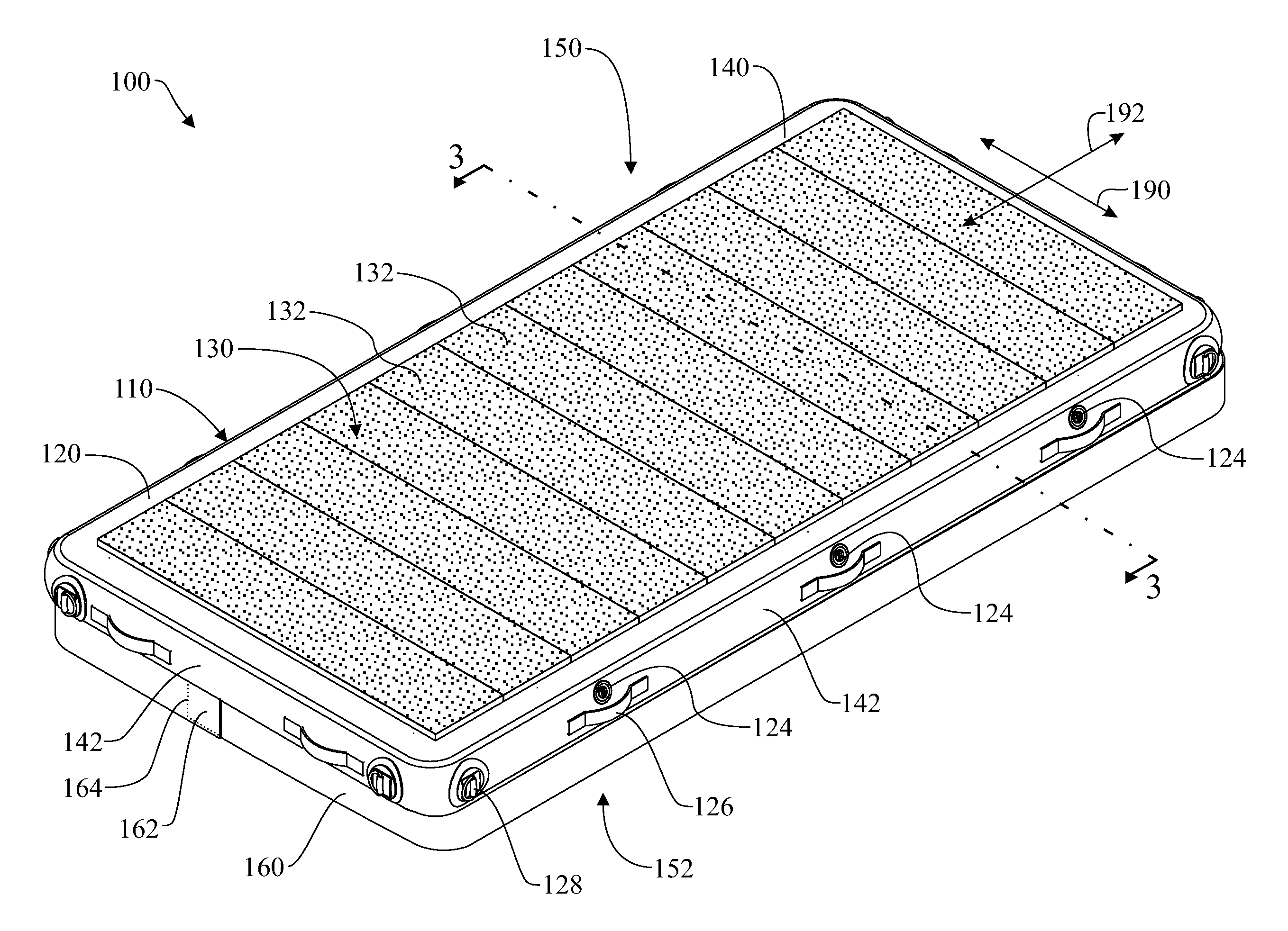 Non-self-propelled floatable structure provided with a stabilizing skirt