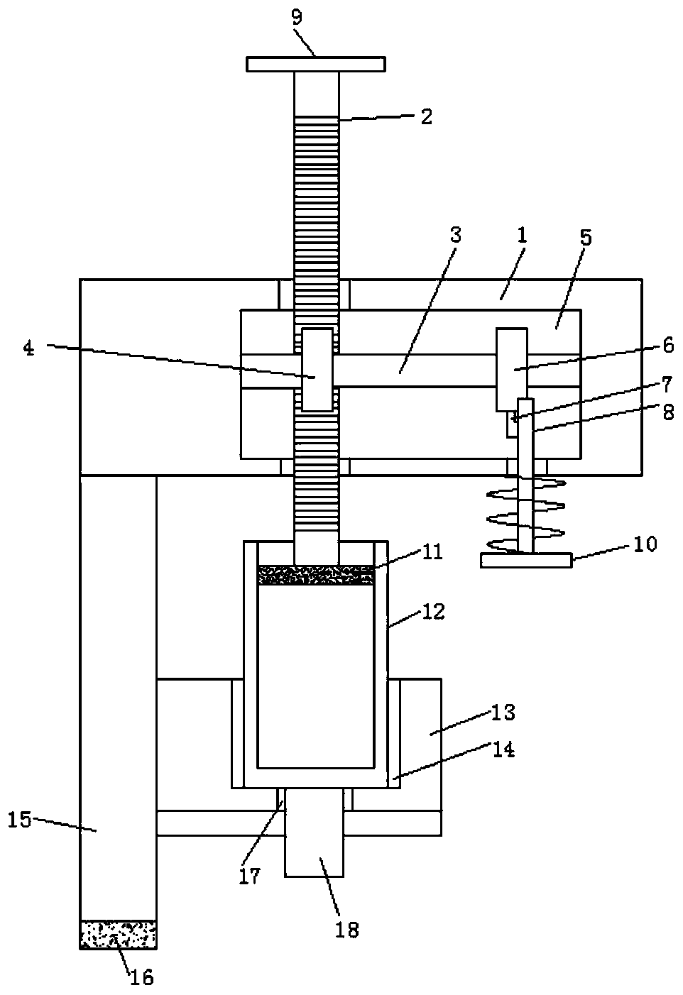 Ointment smearing device for treating pediatric dermatosis