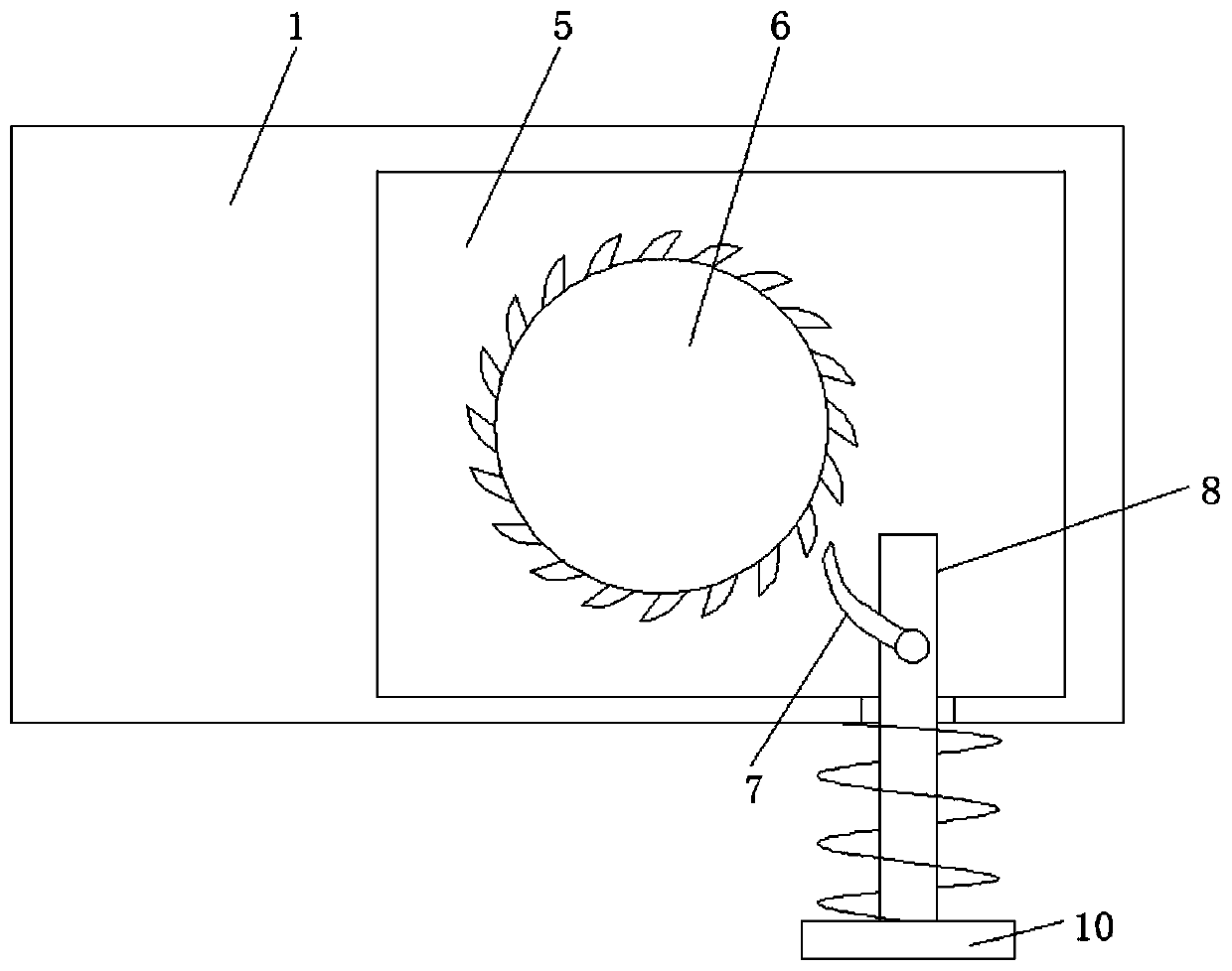 Ointment smearing device for treating pediatric dermatosis