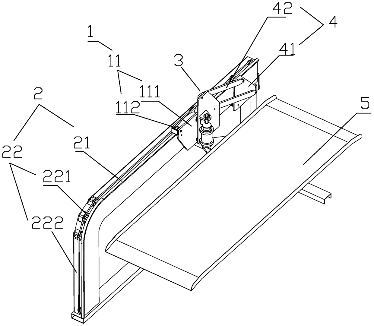 A mechanical three-dimensional parking device