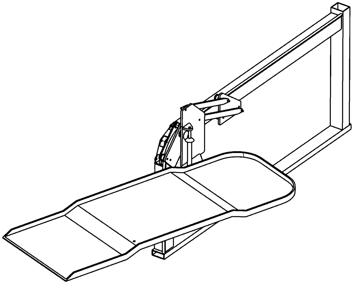 A mechanical three-dimensional parking device