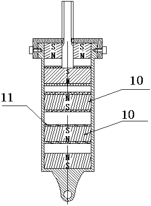 Magnetic levitation adjustable shock absorber