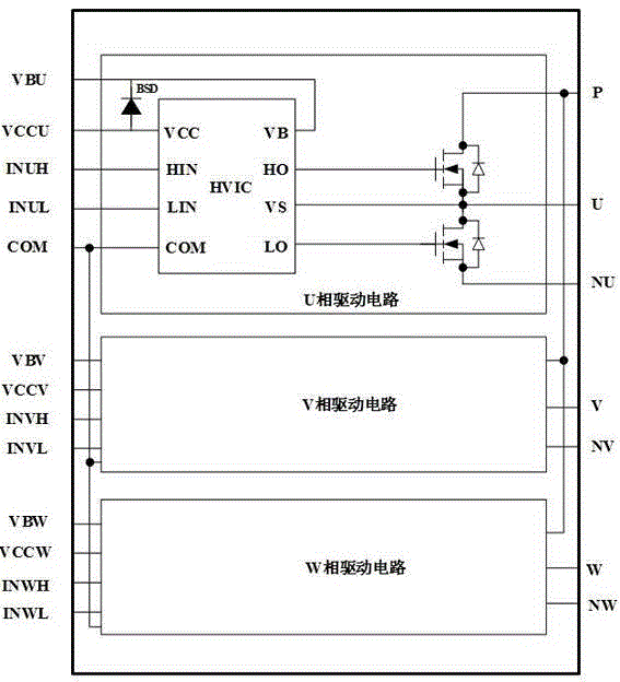 High-reliability edge pulse generating circuit of intelligent power module