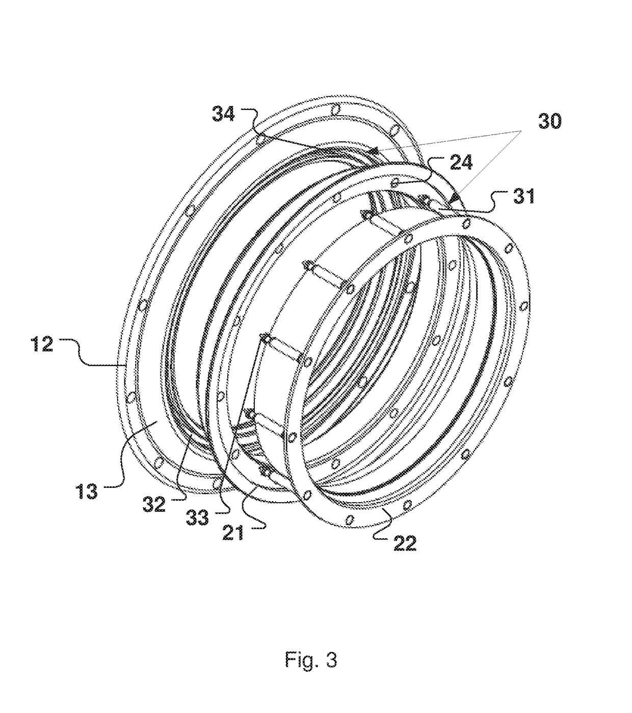 Device and a method for anastomosis