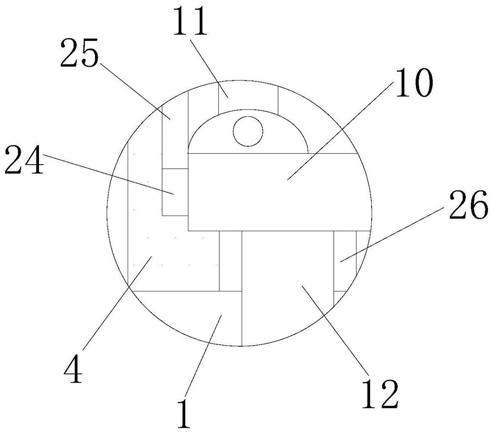 A crane with a safe and stable auxiliary support device