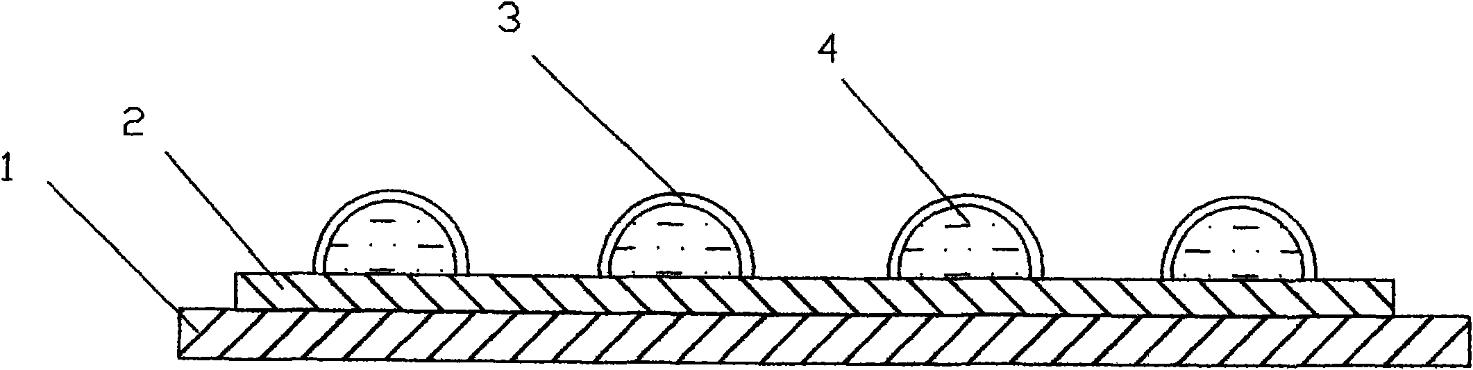 Material for ashtray containing bubbles