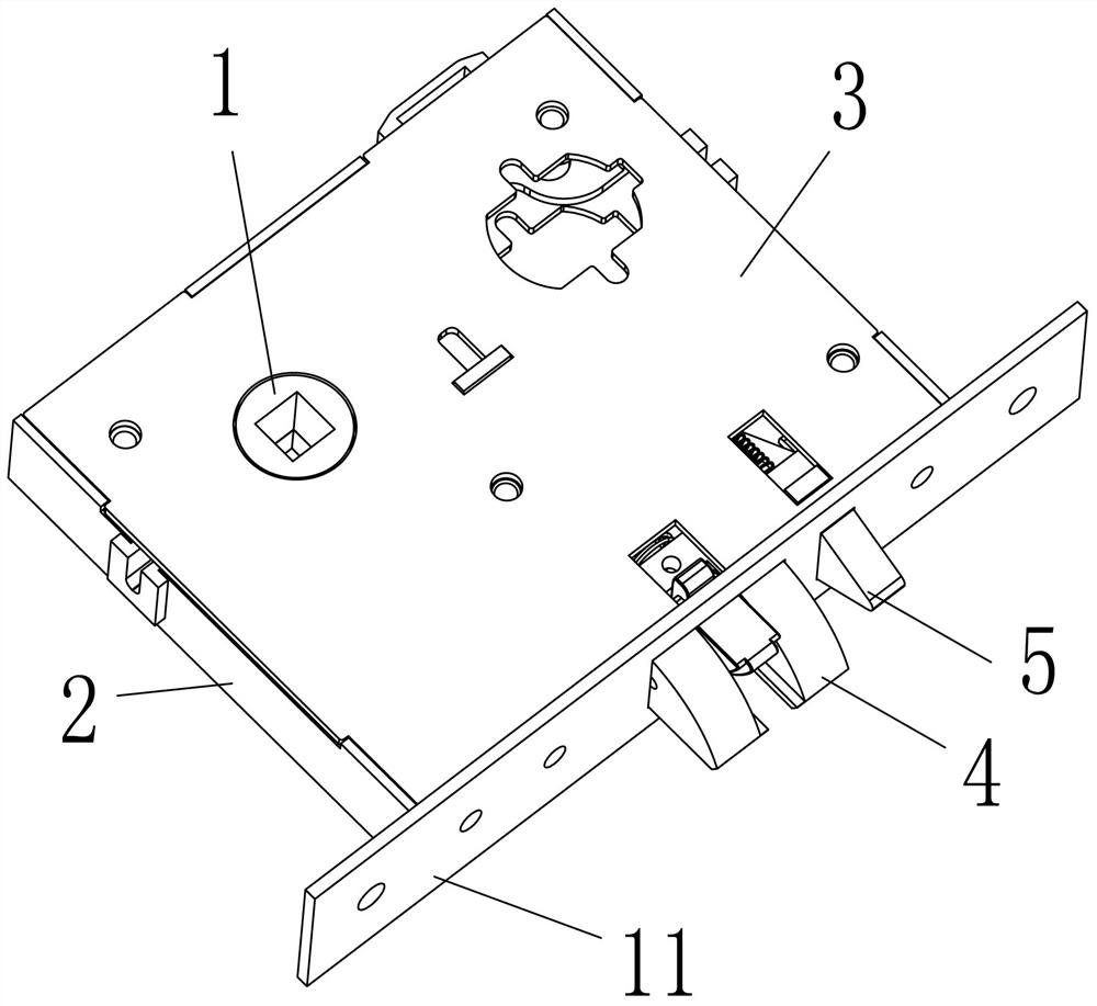 Compact electronic door lock capable of feeding back use state of lock