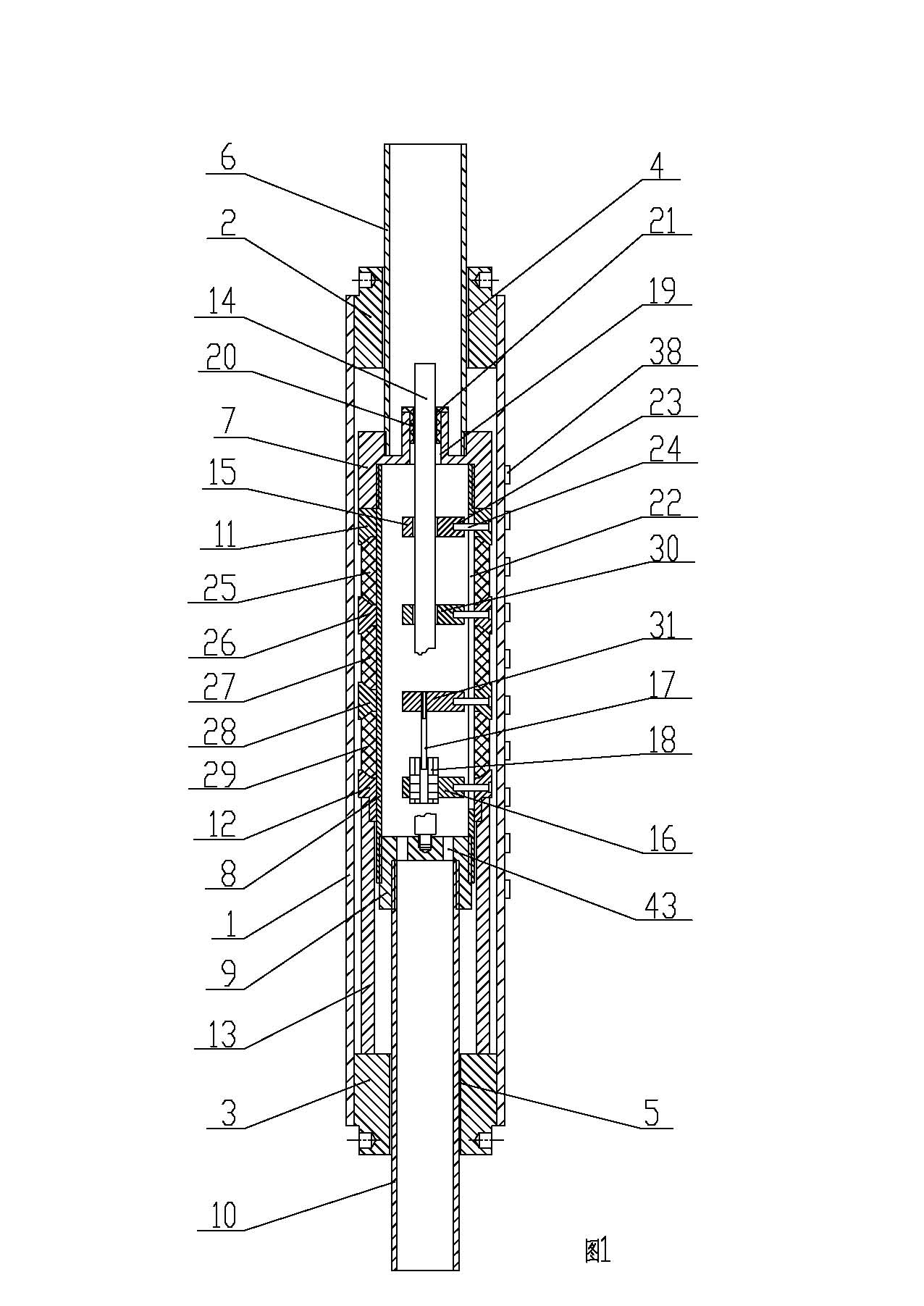 Mechanical parameter measuring device of underground compression type packer and using method thereof