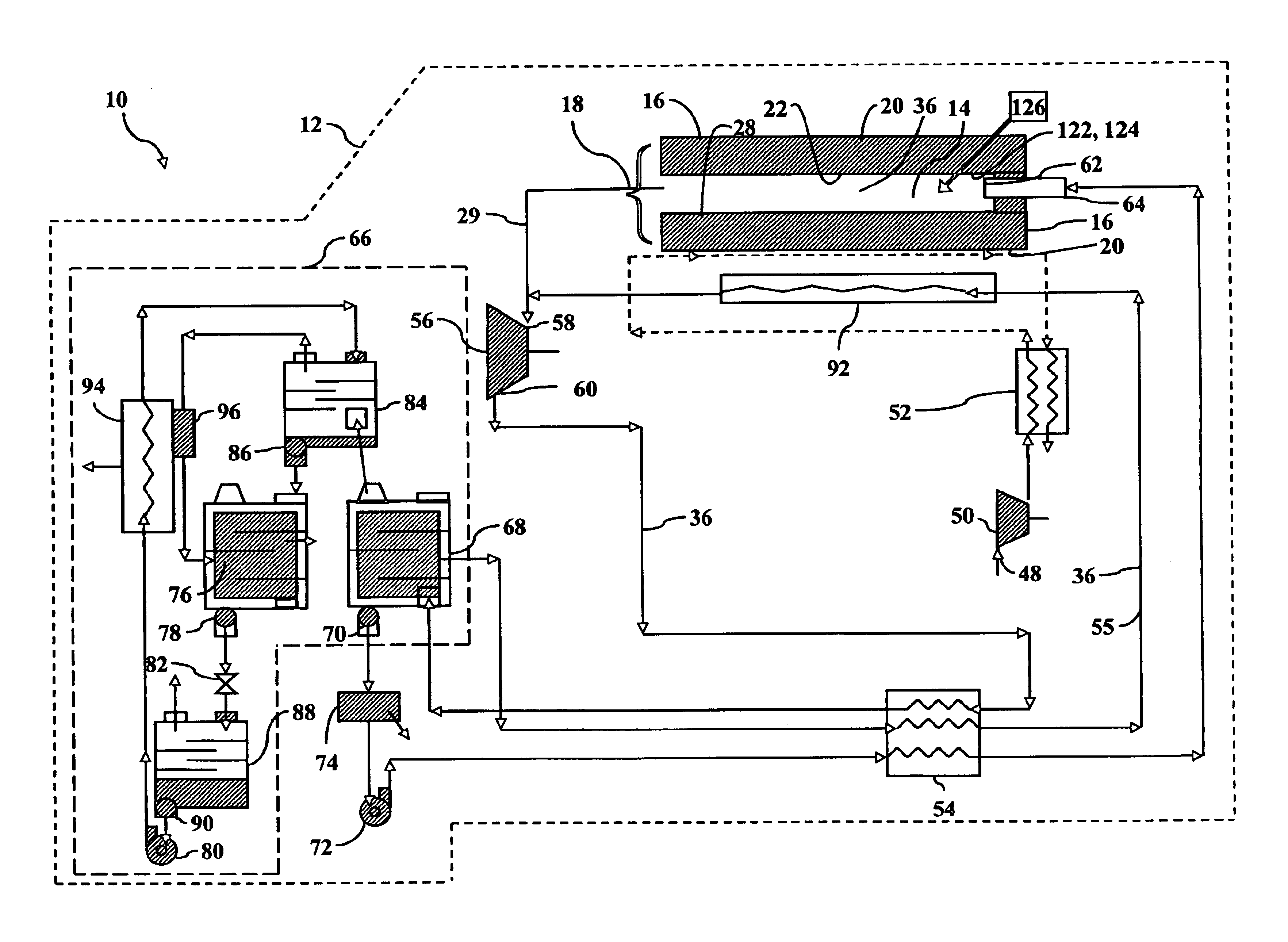 Combusting hydrocarbons excluding nitrogen using mixed conductor and metal hydride compressor