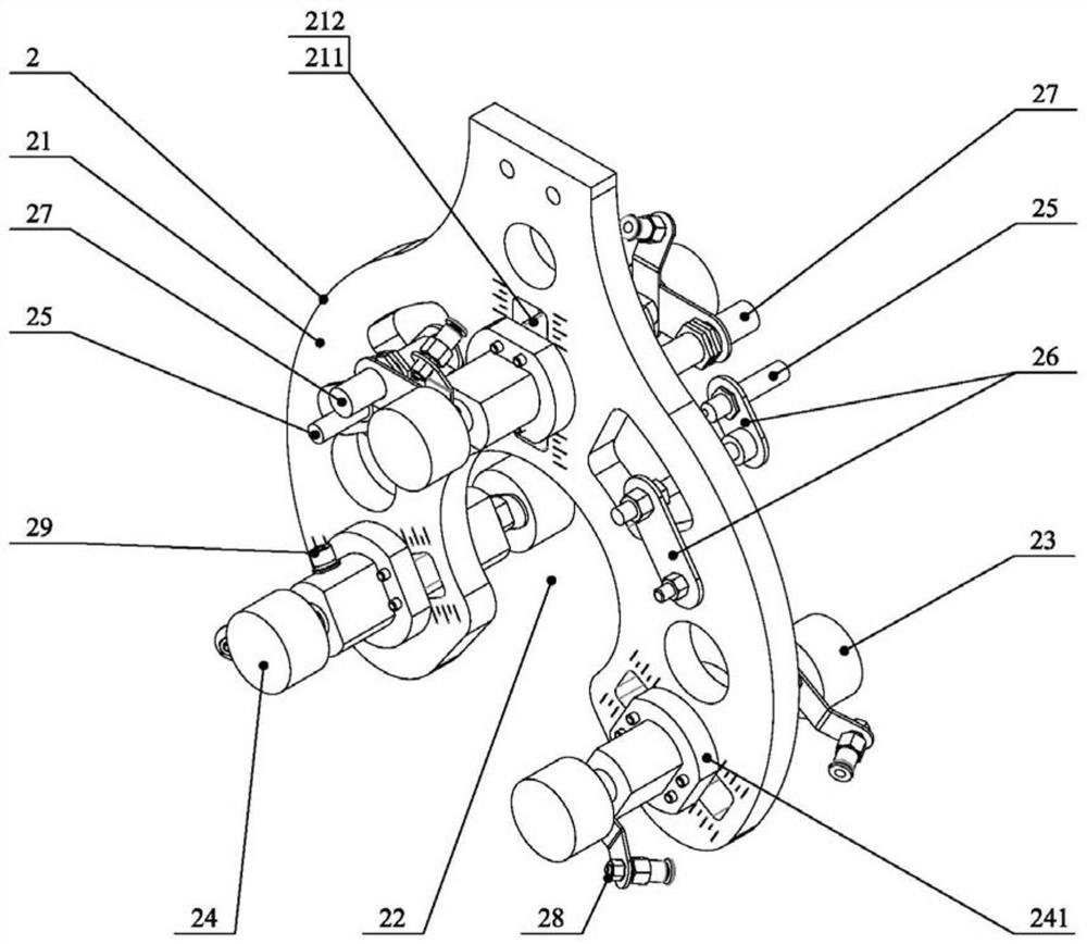 A brake disc machining robot loading and unloading production line and production method